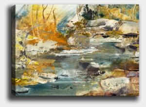Wallity Obraz Enzok 50x70 cm žlutý