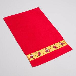 Dětský ručník Veba RUJANA Berušky tisk červená Velikost: 30x50 cm