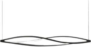 Nemo In The Wind horizontal, černé závěsné svítidlo, LED 58W 2700K, délka 183cm