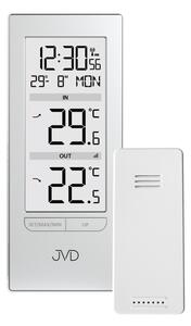 JVD Stříbrný digitální čitelný bezdrátový teploměr JVD T3348.2 ( )