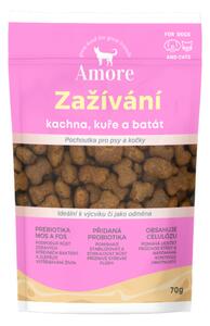Amore zažívání - pamlsky pro psy a kočky, 70g