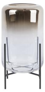 PRESENT TIME Sada 3 ks Skleněná váza Silver Fade malá ∅ 17 × 19 cm, 14 cm
