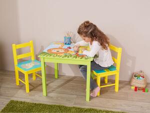 LIVARNO home Dětský stůl se 2 židličkami Safari (100357515)