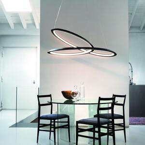Nemo Kepler Minor Downlight, moderní svítidlo pro přímé osvětlení, 77W LED 2700K stmívatelné, černá, prům. 84cm