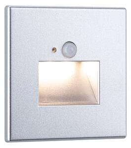 Paulmann LED zápustné svítidlo EDGE Quadro, 8x8cm, 1,2W, 230V, 2700K s čidlem Barva: Matný chrom