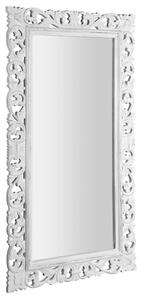 Sapho SCULE zrcadlo ve vyřezávaném rámu, 80x150cm, bílá