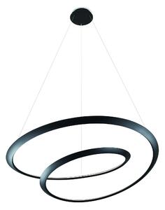 Nemo Kepler Minor Uplight, moderní svítidlo pro nepřímé osvětlení, 77W LED 2700K stmívatelné, černá, prům. 84cm