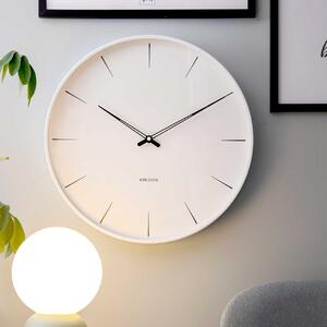 KARLSSON Nástěnné hodiny Lure bílé 43 × 4,5 cm