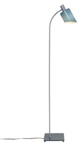 Nemo Lampe De Bureau, lampa pro čtení s modro-šedým stínítkem, 1x20W E14, výška 120cm