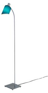 Nemo Lampe De Bureau, lampa pro čtení s modrým stínítkem, 1x20W E14, výška 120cm