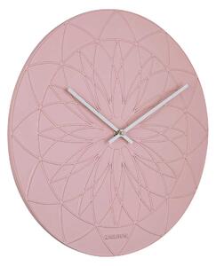 KARLSSON Nástěnné hodiny Fairytale růžové 38 × 3,5 cm