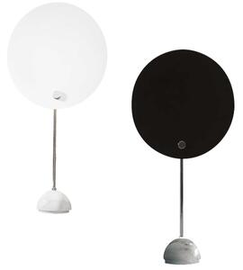 Nemo Kuta table, černá nebo bílá stolní lampa, 1x100W E27, výška 60cm