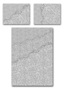 Povlečení Veba GEON Mossy white šedobílá Velikost: 140x200 cm + 70x90 cm