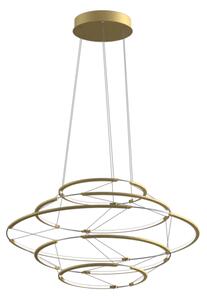 Nemo Drop 5, zlatá závěsné svítidlo, 35W LED 2700K stmívatelné, průměr 70cm