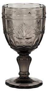 VICTORIAN Sklenice na stopce 230 ml - šedá