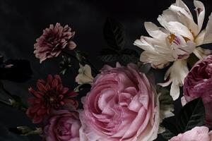 Fototapeta kytice květin v detailním záběru