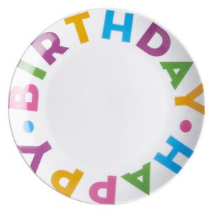 HAPPY BIRTHDAY Talíř 20 cm - mix