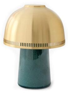 &Tradition Přenosná lampa Raku SH8, Blue Green & Brass 23101601