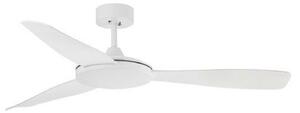 NOVA LUCE stropní ventilátor BLAIRE tělo z hliníku matná bílá a sklo 3ABS bílé listy 9952360