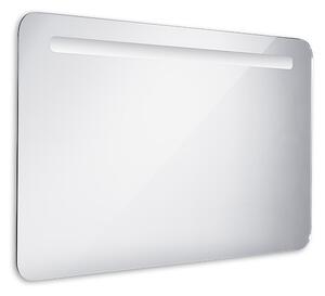Zrcadlo s LED osvětlením do koupelny, rozměry: 600x1000 mm, zaoblené rohy (nimZP-2004)