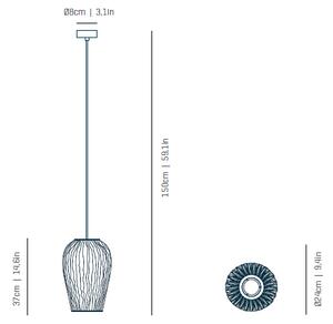 A-Emotional Light A-emotional Coral Galaxea, závěsné svítidlo, 1x12W LED E27, bílá, Ø24cm, výška 37cm