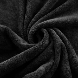 Černý rychleschnoucí sportovní ručník AMY 30x30 cm Rozměr: 70 x 140 cm