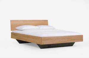 Dvoulůžková postel Cloud system 360.KT 160 cm - masivní divoký dub - med