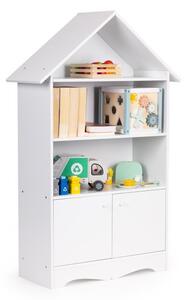 Skříňka ve tvaru domečku pro dětské hračky Ecotoys