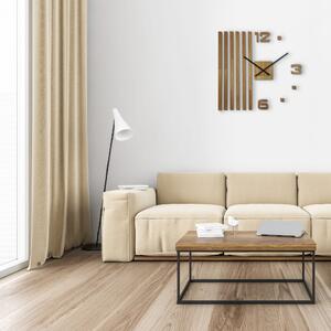 Unikátní dřevěné hodiny na zeď 60 x 60 cm