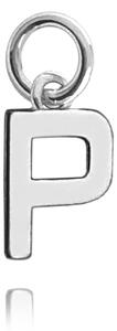 MINET Stříbrný přívěs drobné písmeno "P" JMAS900PSP00