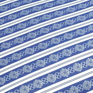 Povlečení Veba GEON Granny pruhy se vzorem modrobílá Velikost: 140x220 cm + 70x90 cm
