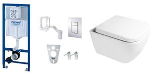 Sada podomítkový WC modul Grohe Rapid SL 38827000, záchodová mísa Oltens Vernal 42002000, 45103000