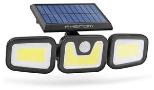 LED Solární reflektor se senzorem 3xLED/3,3W/5V IP65