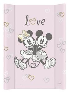 CebaBaby- Přebalovací podložka s pevnou deskou dvouhranná DISNEY 50x70 cm růžová