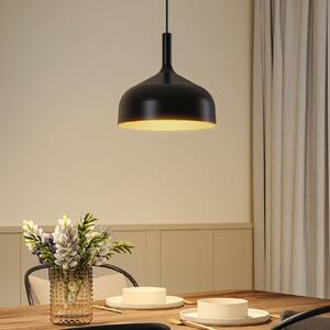 Paulmann 77062 Embla, černo/zlaté závěsné svítidlo, 1xE27, průměr 30cm