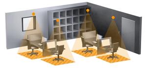Steinel 068639 - Prezenční hlásič IR Quattro MICRO 6m COM1 IP65 černá
