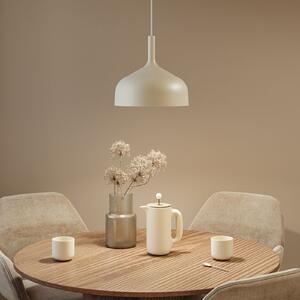 Paulmann 77064 Embla, krémové závěsné svítidlo, 1xE27, průměr 30cm