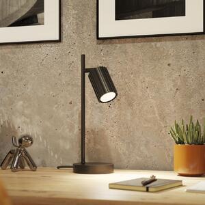 Paulmann 94923 Lirena, černá stolní lampa s 1 reflektorem 1xGU10, výška 35cm