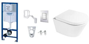Sada podomítkový WC modul Grohe Rapid SL 38827000, záchodová mísa Oltens Jog 42001000, 45101000