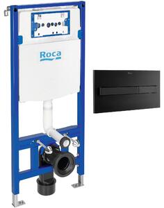 Sada podomítkový WC modul Roca Duplo One A890070020, splachovací tlačítko Roca PL7 A890188206