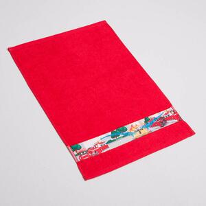 Dětský ručník Veba RUJANA Hasiči tisk červená Velikost: 30x50 cm