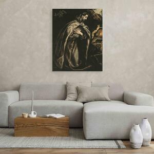 Reprodukce obrazu Svatý František se modlí