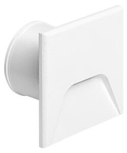 ILed 96976A07 Envelope_1, bílé zápustné svítidlo do stěny, 1W LED 2200K, 4x4cm, IP66