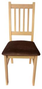 Jídelní set Timmy - 2x židle, 1x stůl (dub sonoma, hnědá)