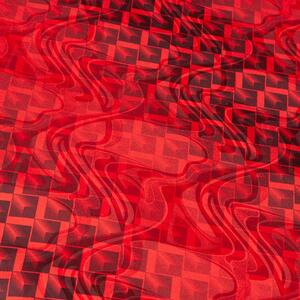 Povlečení Veba GEON Harmony kosočtverce červená Velikost: 140x220 cm + 70x90 cm