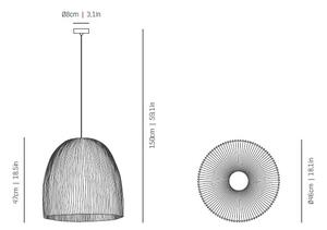 A-Emotional Light A-emotional Onn large, závěsné svítidlo, 3x12W LED E27, bílá, Ø46cm, výška 47cm