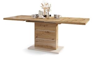 Mazzoni PIANO Dub Artisan/Béžový (Šampaňský) – MODERNÍ ROZKLÁDACÍ STŮL AŽ 200 cm!