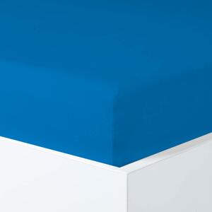 Napínací prostěradlo JERSEY s elastanem tmavě modrá Velikost: 90x200 cm