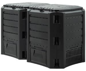 FurniGO Kompostér 800 L - černý