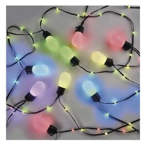 Emos LED světelný párty/vánoční řetěz 15× hruška, 15 m, venkovní i vnitřní, RGBIC WiFi